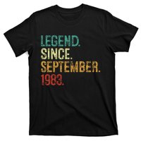 40 Years Old Legend Since September 1983 40th Birthday T-Shirt