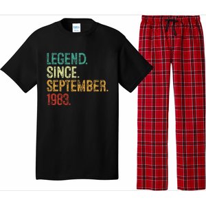 40 Years Old Legend Since September 1983 40th Birthday Pajama Set