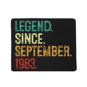 40 Years Old Legend Since September 1983 40th Birthday Mousepad