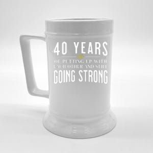 40 Years Of Putting Up With Each Other And Still Going Strong Beer Stein