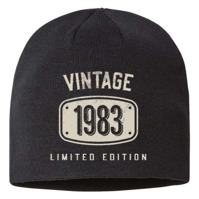 40 Years Old Vintage 1983 Limited Edition 40th Birthday Sustainable Beanie