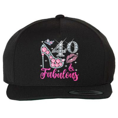 40 Years Old Gifts 40 & Fabulous Since 1983 40th Birthday Wool Snapback Cap