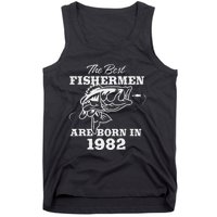 41 Year Old Fisherman Fishing 1982 41st Birthday Gift Tank Top