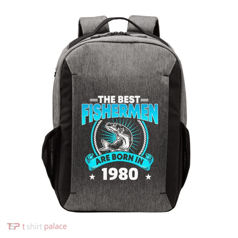 41 Year Old Vintage 1980 Fishing Fisherman 41th Birthday Vector Backpack