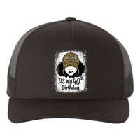 40 Years Old Leopard Melanin Girl It's My 40th Birthday Yupoong Adult 5-Panel Trucker Hat