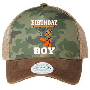 4 Years Old Basketball 4th Birthday Party Celebration Legacy Tie Dye Trucker Hat