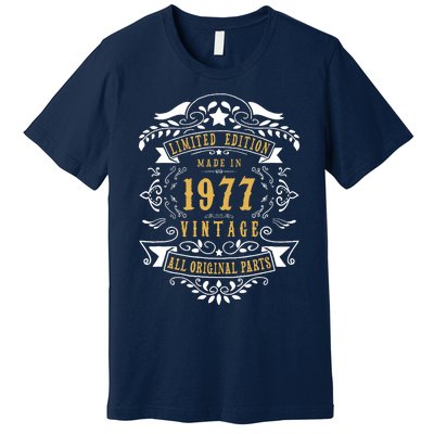 46 Years Old 46th Birthday Made Born In 1977 Idea Premium T-Shirt