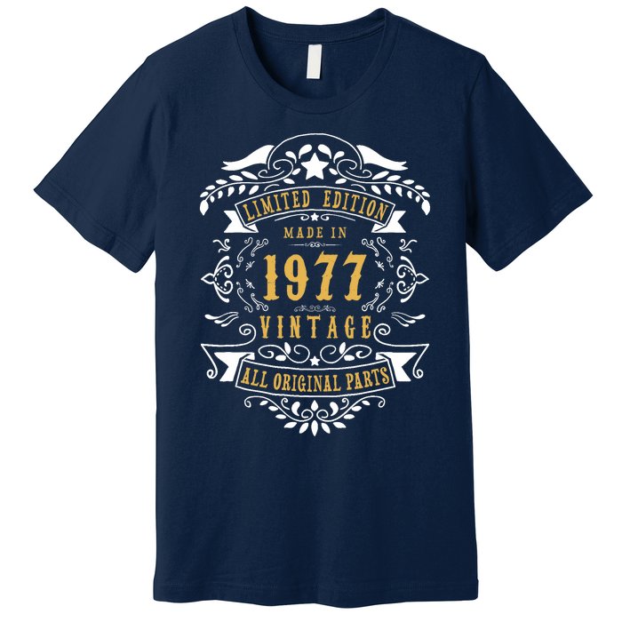 46 Years Old 46th Birthday Made Born In 1977 Idea Premium T-Shirt