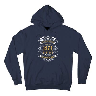 46 Years Old 46th Birthday Made Born In 1977 Idea Tall Hoodie