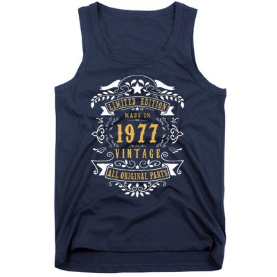 46 Years Old 46th Birthday Made Born In 1977 Idea Tank Top