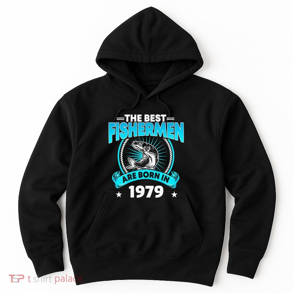 42 Year Old Vintage 1979 Fishing Fisherman 42th Birthday Hoodie