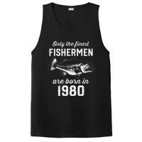 43 Year Old Fisherman Fishing 1980 43rd Birthday Gift PosiCharge Competitor Tank