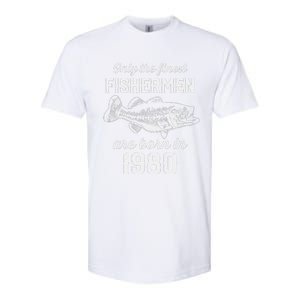 43 Year Old Fisherman Fishing 1980 43rd Birthday Gift Softstyle CVC T-Shirt