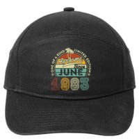 40 Year Old Awesome Since June 1983 40th Birthday 7-Panel Snapback Hat