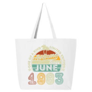 40 Year Old Awesome Since June 1983 40th Birthday 25L Jumbo Tote