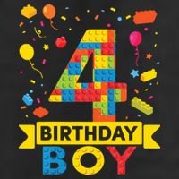4 Year Old Building Blocks 4th Birthday Boy 15oz Campfire Ceramic Mug