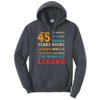 45 Years of Being a Legend, 45th Birthday Present Gift Tall Hoodie