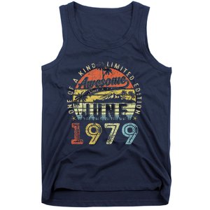 44 Year Old Awesome Since June 1979 44th Birthday Tank Top