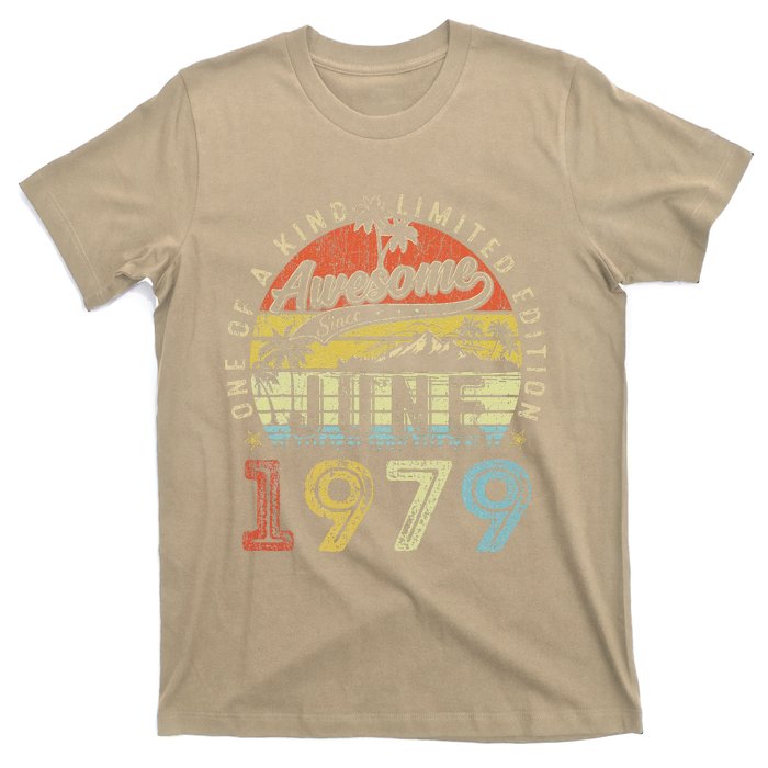 44 Year Old Awesome Since June 1979 44th Birthday T-Shirt