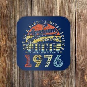 47 Year Old Awesome Since June 1976 47th Birthday Coaster