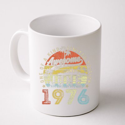 47 Year Old Awesome Since June 1976 47th Birthday Coffee Mug