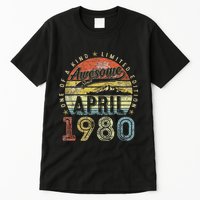 44 Year Old Vintage April 1980 44th Birthday Tall T-Shirt