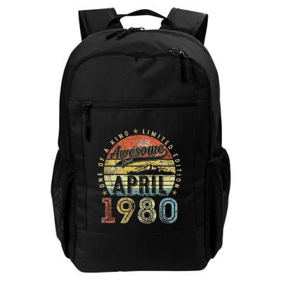 44 Year Old Vintage April 1980 44th Birthday Backpack