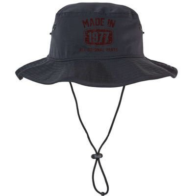 45 Years Old Made in 1977 All Original Parts 45th Birthday Legacy Cool Fit Booney Bucket Hat