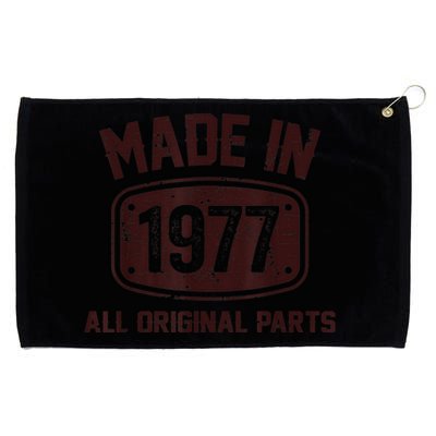 45 Years Old Made in 1977 All Original Parts 45th Birthday Grommeted Golf Towel