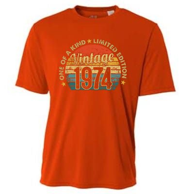 48 Years Old Vintage 1974 Limited Edition 48th Cooling Performance Crew T-Shirt