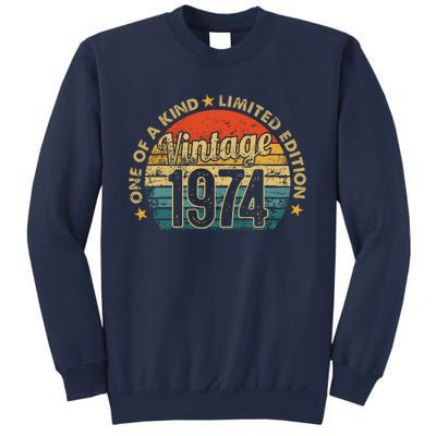 48 Years Old Vintage 1974 Limited Edition 48th Sweatshirt