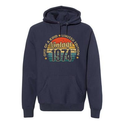 48 Years Old Vintage 1974 Limited Edition 48th Premium Hoodie