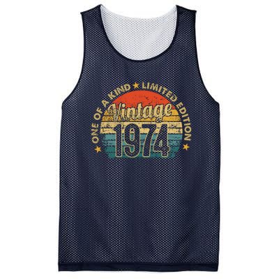 48 Years Old Vintage 1974 Limited Edition 48th Mesh Reversible Basketball Jersey Tank