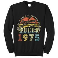 48 Year Old Awesome Since June 1975 48th Birthday Sweatshirt