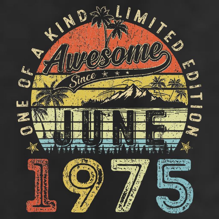 48 Year Old Awesome Since June 1975 48th Birthday 25L Jumbo Tote