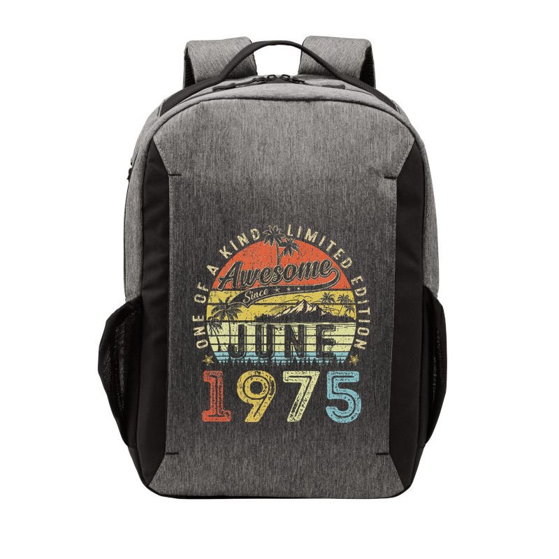 48 Year Old Awesome Since June 1975 48th Birthday Vector Backpack