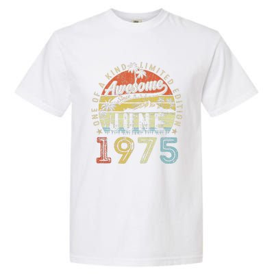 48 Year Old Awesome Since June 1975 48th Birthday Garment-Dyed Heavyweight T-Shirt