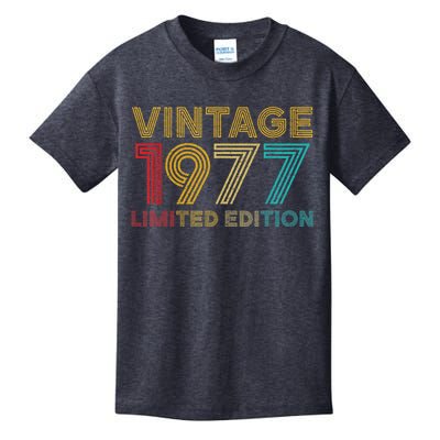 45 Years Old Vintage 1977 Limited Edition 45th Birthday Kids T-Shirt