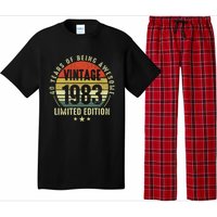 40 Year Old Vintage 1983 Limited Edition 40th Birthday Gift Ideas Pajama Set