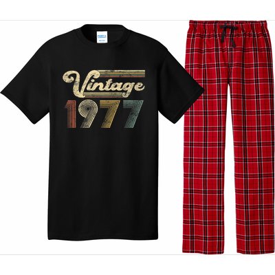 45 Years Old - Vintage Best Of 1977 45th Birthday Present Gifts Pajama Set