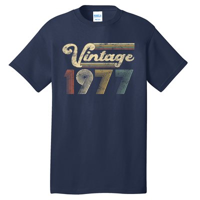 45 Years Old - Vintage Best Of 1977 45th Birthday Present Gifts Tall T-Shirt