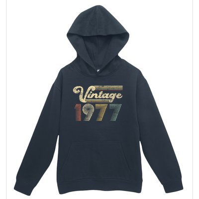 45 Years Old - Vintage Best Of 1977 45th Birthday Present Gifts Urban Pullover Hoodie