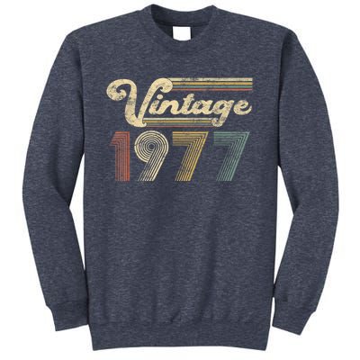 45 Years Old - Vintage Best Of 1977 45th Birthday Present Gifts Sweatshirt