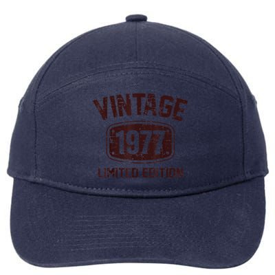 46 Years Old Vintage 1977 Limited Edition 46th Birthday 7-Panel Snapback Hat