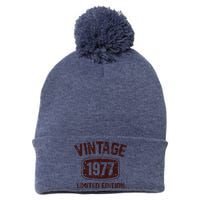 46 Years Old Vintage 1977 Limited Edition 46th Birthday Pom Pom 12in Knit Beanie