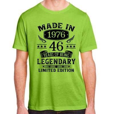 46 Years Old Made In 1976 Shirt 46th Birthday Gift Adult ChromaSoft Performance T-Shirt