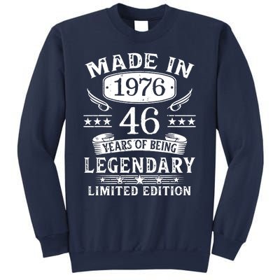 46 Years Old Made In 1976 Shirt 46th Birthday Gift Sweatshirt