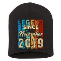 4 Years Old Legend Since November 2019 4th Birthday Boy Short Acrylic Beanie