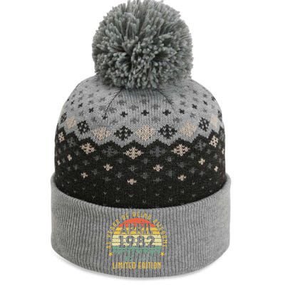 41 Years Old Gift Awesome Since April 1982 41st Birthday The Baniff Cuffed Pom Beanie