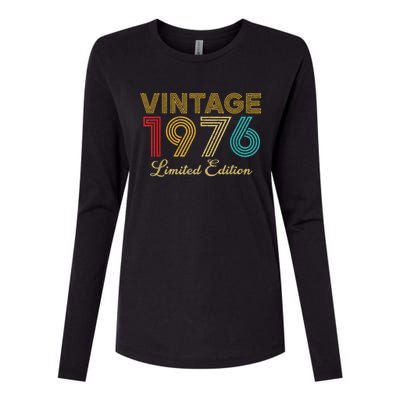 47 Years Old Vintage 1976 Limited Edition 47th Birthday Womens Cotton Relaxed Long Sleeve T-Shirt